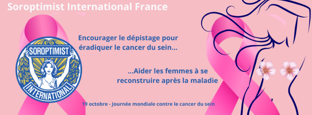 Soroptimist Auch Armagnac présent pour le mois en Rose